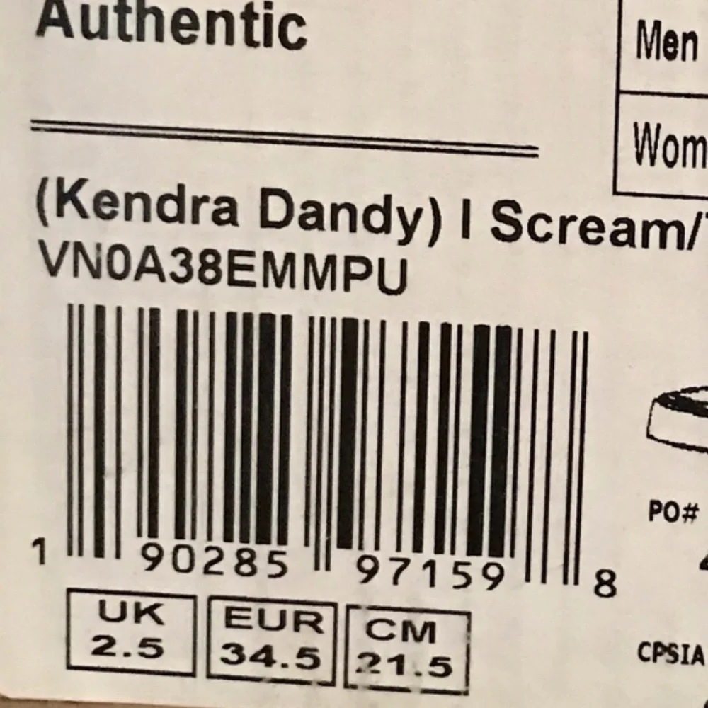Vans Authentic‎ Kendra Dandy I Scream Ice Cream - Picture 8 of 8